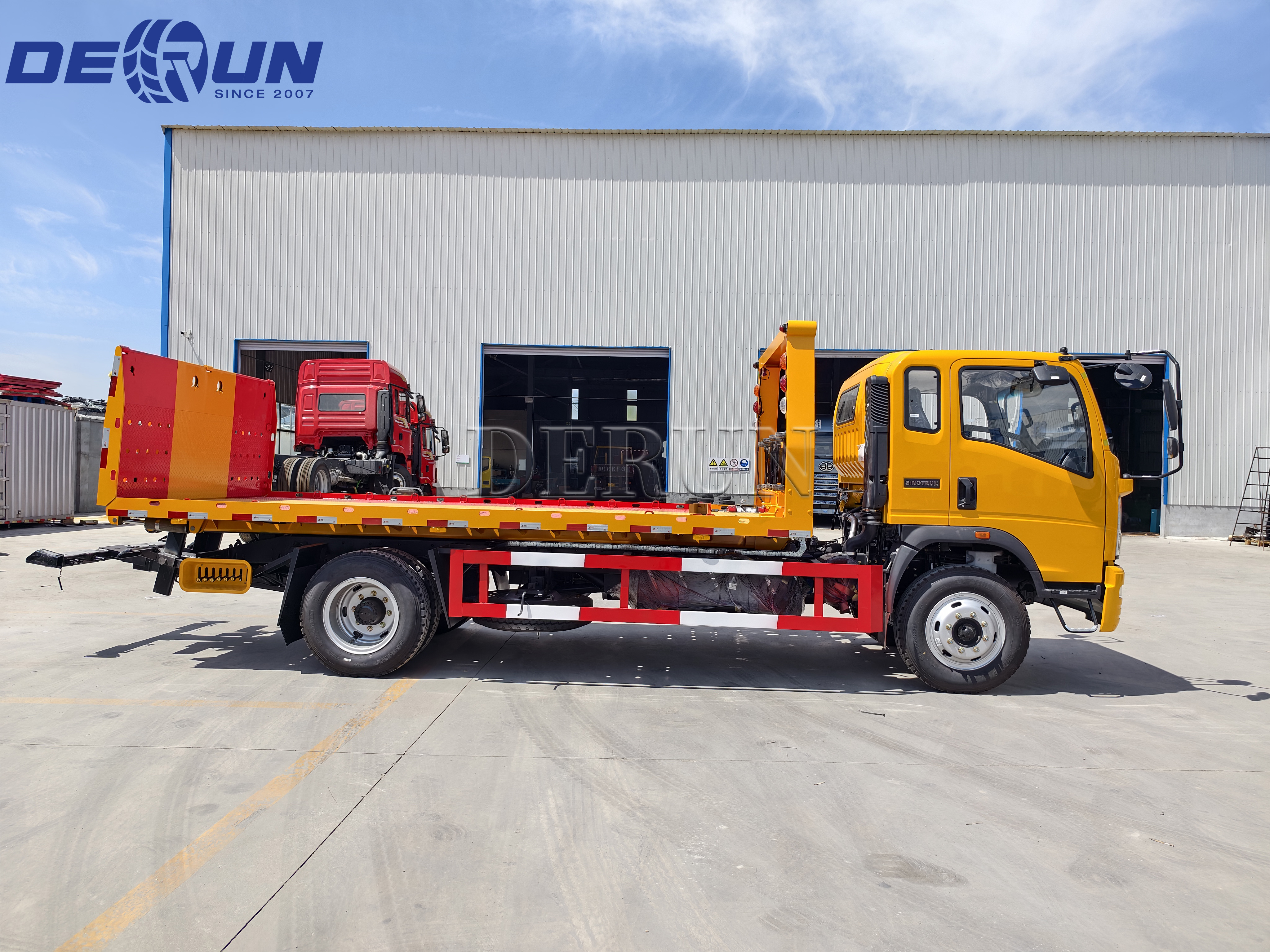 Sinotruk HOWO 4x2 Wrecker Truck bude odoslaný do Nikaraguy