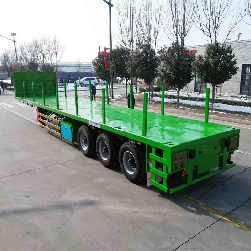 40 ft plochý semifraft určený pre strednú Áziu