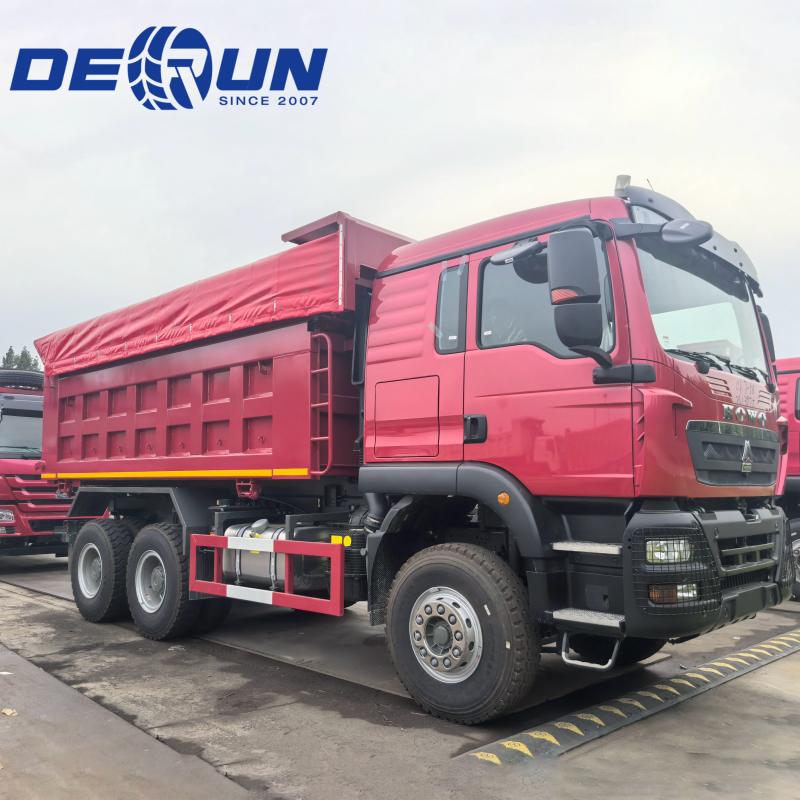 Sinotruk Howo TX 6x4 336HP sklápač pre Etiópiu a Džibutsko